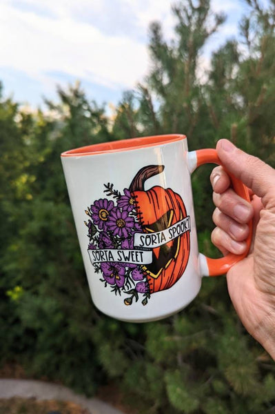 Sorta Sweet Sorta Spooky Pumpkin Mug