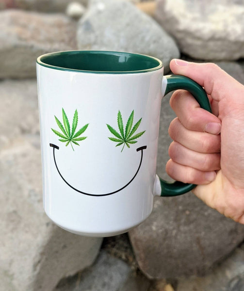 Weed Smile Cannabis Lover Coffee Mug