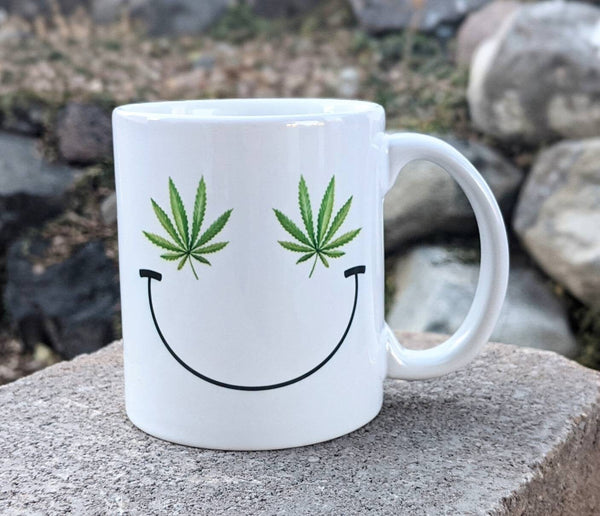 Weed Smile Cannabis Lover Coffee Mug