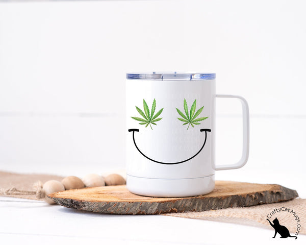 Weed Smile Cannabis Lover Coffee Mug