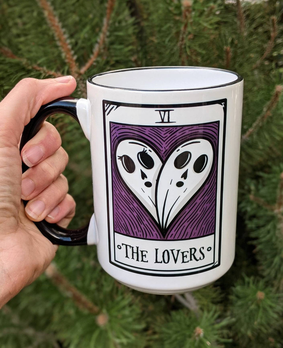 Tarot Card The Lovers Ghost Mug - Image 2