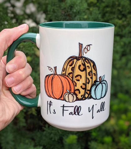 It's Fall Y'all Pumpkin Mug