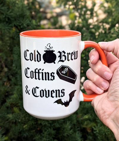 Cold Brew, Coffins and Covens Mug