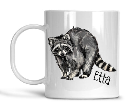 Raccoon Plastic Mug for Kid