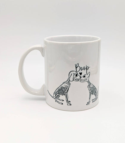Cat and Dog Boop Mug