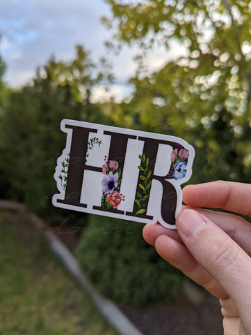 Floral HR Sticker | Human Resources Sticker