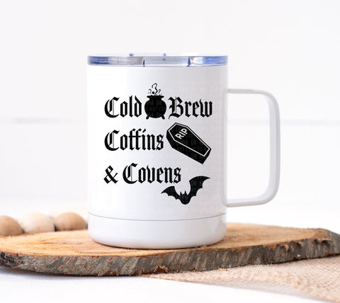 Cold Brew Coffins Covens Mug