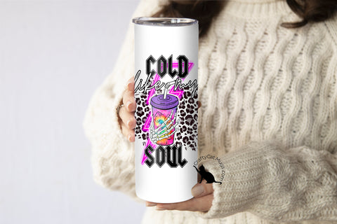 Neon Cold Like My Soul Tumbler